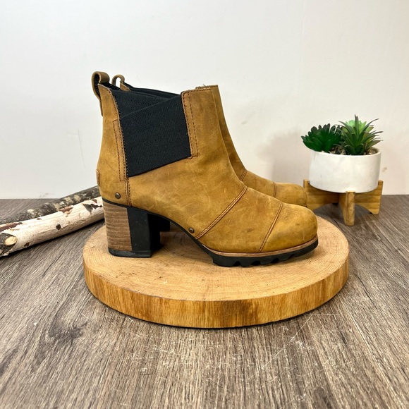 *Sorel | Women's Addington Chelsea Boot in Tan Size 6.5 - Picture 6 of 16